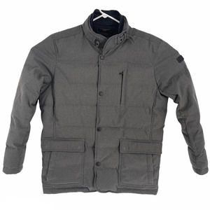 Tumi Melange Down Neo Stitch Quilted Puffer Coat